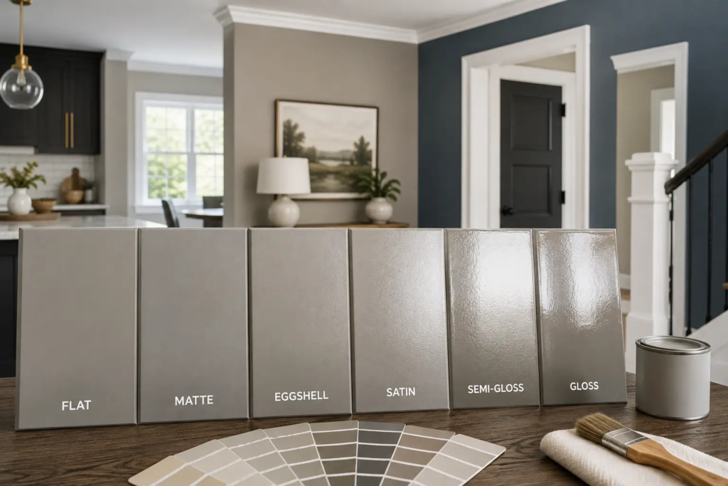 best paint finish for each room