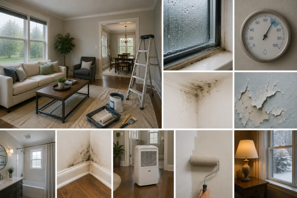 humidity and interior paint