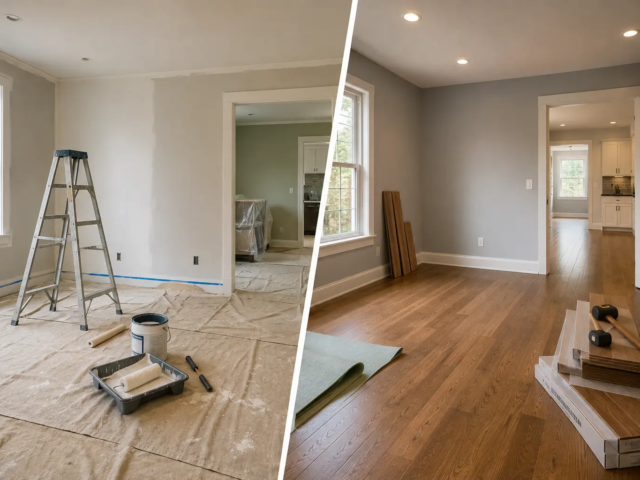 Should You Paint Your Walls or Replace Your Flooring First?