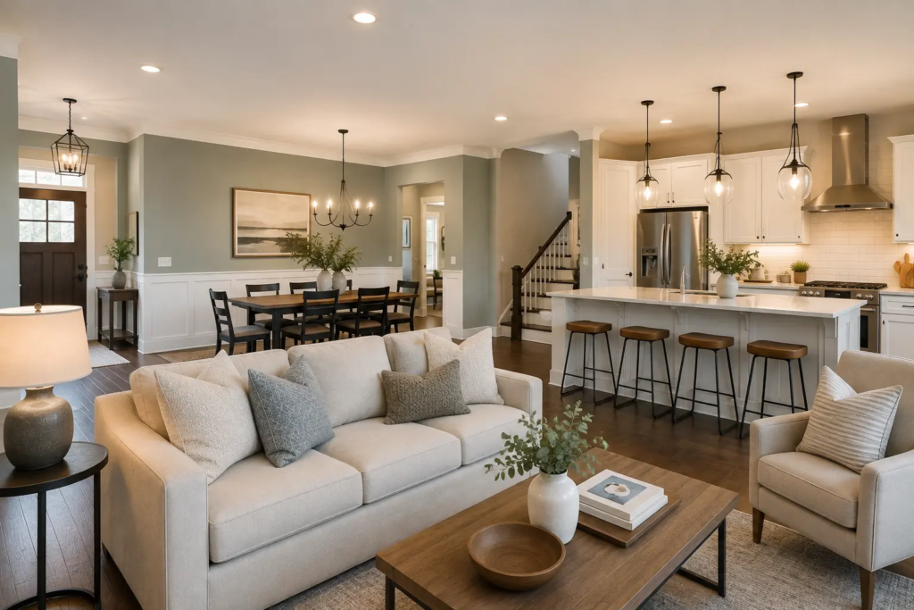 paint colors for an open floor plan