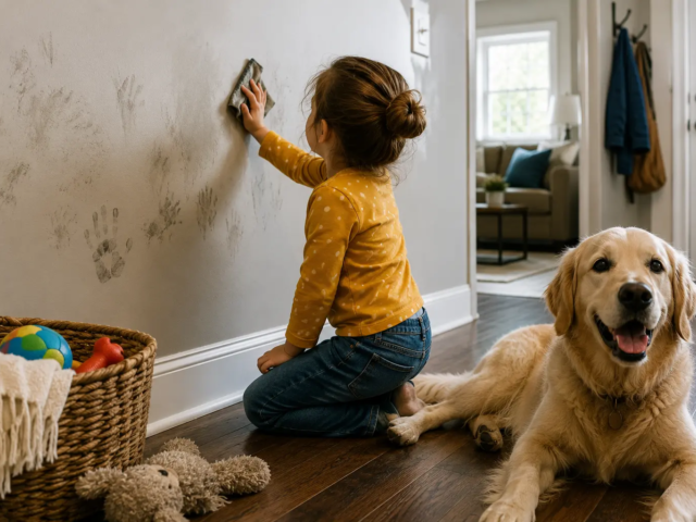 Interior Painting for Homes With Kids and Pets: What Should You Consider?