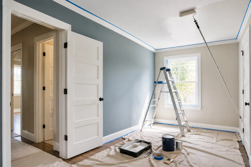 painting walls ceilings and trim