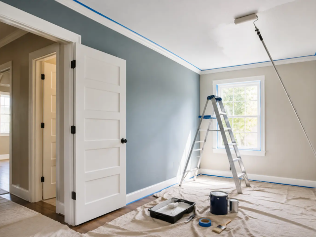 Should You Paint Walls, Ceilings, Trim, or Doors First?