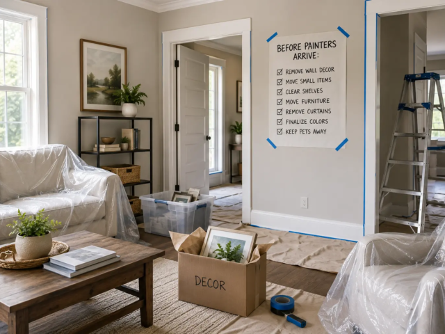 How to Prepare Your Home Before Professional Painters Arrive