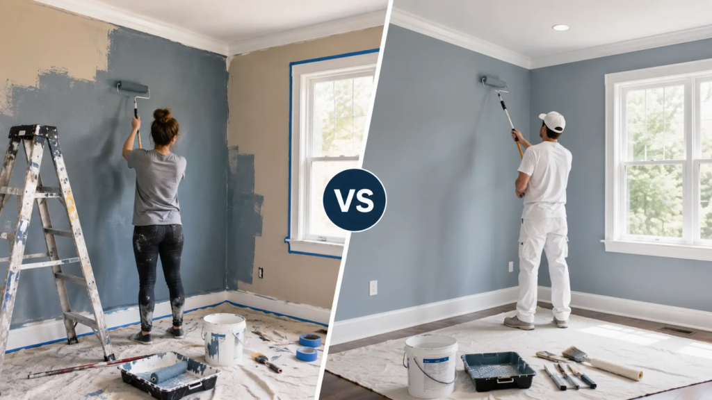 professional painting vs DIY
