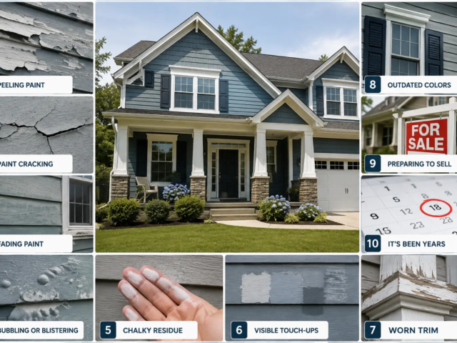 10 Signs Your Home’s Exterior Needs to Be Repainted